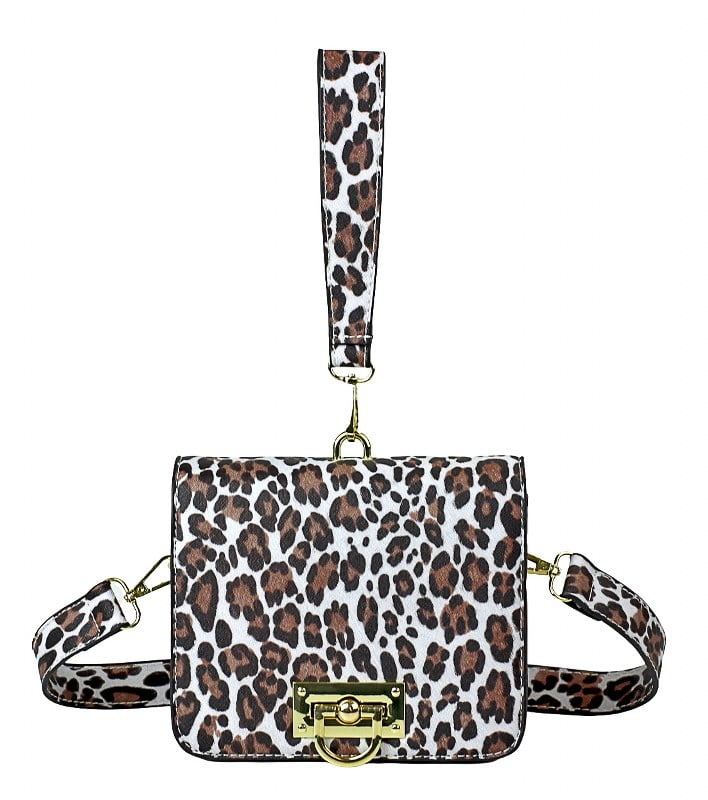 pink leopard print bolsa